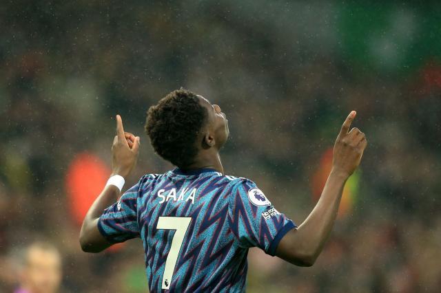 欧洲杯直播-【英超】萨卡两球 厄德高两助攻 阿森纳5比0诺维奇